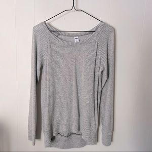 Lightweight ribbed sweater - XS